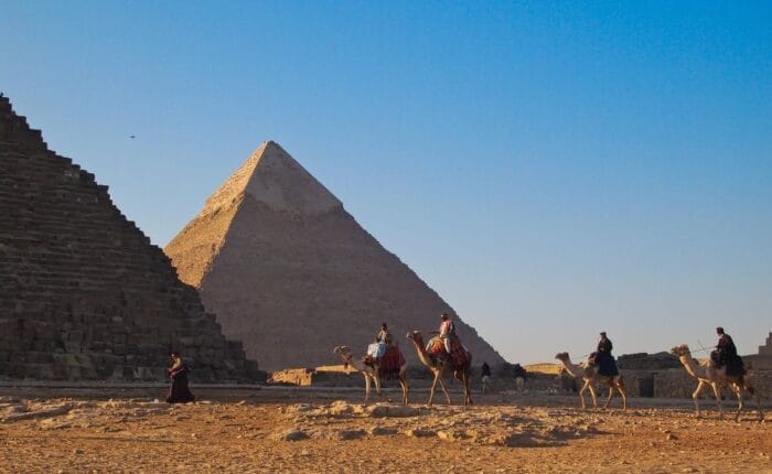 Cairo and Giza Pyramids From Port Said