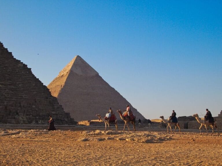 Cairo and Giza Pyramids From Port Said